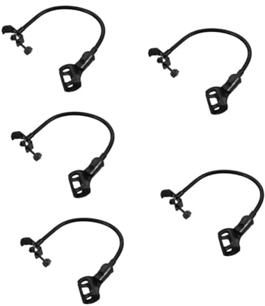 Abaodam 5sätze Flexible Mikrofonhalterung Mit Verstellbarem Arm Für Schreibtische Universeller Mikrofonständer Für Studio Broadcast Und