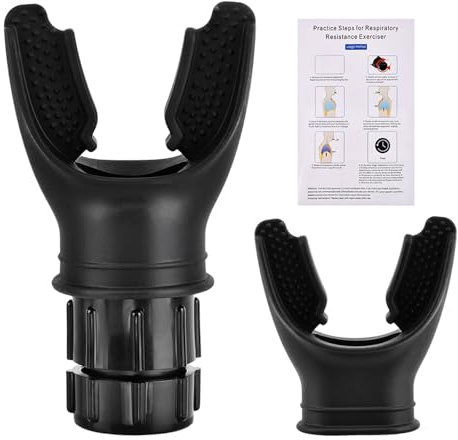 Mivanta Breathing Trainer, Lung Trainer, Breathing Training Device with Adjustable Resistances to Increase Breathing Endurance for The Lungs, Easy to Clean Sports Breathing Trainer, Lung Trainer