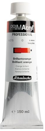 Schmincke PRIMAcryl Professional Brillantorange 150 ml Tube, 13 215 019