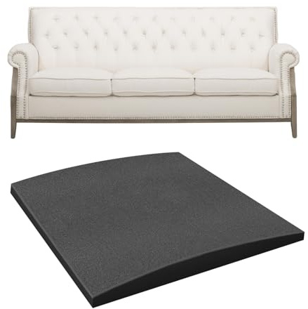 Cojín de Espuma de 50 x 50 cm, Soporte de Cojín de Sofá, Soporte de Asiento de Muebles, Reemplazo de Reparación de Hundimiento para Sofá, Repuesto de Reparación de Alta Densidad para Sofá