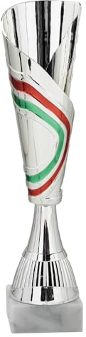 tecnocoppe Coppa con Decoro Tricolore. Targhetta Personalizzata Omaggio 9255 (L)