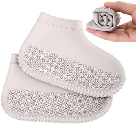 ETUCYNG Fundas para botas de lluvia impermeables, cubiertas para botas de lluvia | Fundas impermeables para maletero | solapa de silicona Galosch, equipo de lluvia de protección reutilizable para