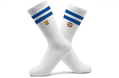 Shirtracer - Oktoberfest & Wiesn - Tennissocken Bier und Brezel Socken Volksfest Tennissocken Volksfest I Bier Geschenke für Männer