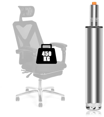 PYserne Gasdruckfeder Bürostuhl, 450KG Gasdruckfeder 1000 lbs Qualität Bürostuhl Ersatz Gaslift Universelle Höhenverstellbarer Gasfeder für Chefsessel Drehstühle Gelten Bürostühle
