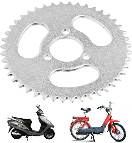 Hapivida Pignon Arrière T8F, 44 Dents Pignon Arrière en Acier Chaîne de Rechange 29 Diamètre Intérieur pour Vélo électrique et Scooter Modifié