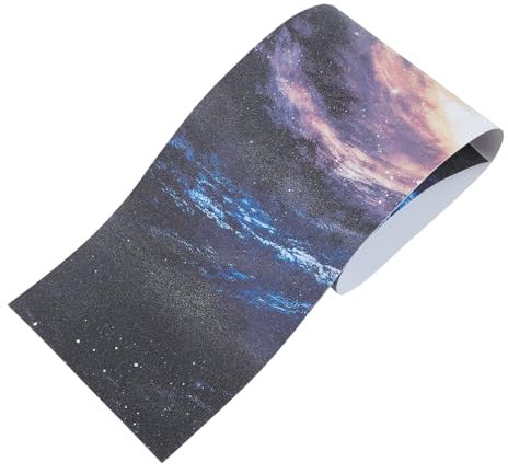 Happyyami Skateboard Grip Tape Schleifpapier Selbstklebend Kreatives Design Rutschfestes Deck Griffaufkleber für Skateboards und Einfach zu Anbringen und Entfernen