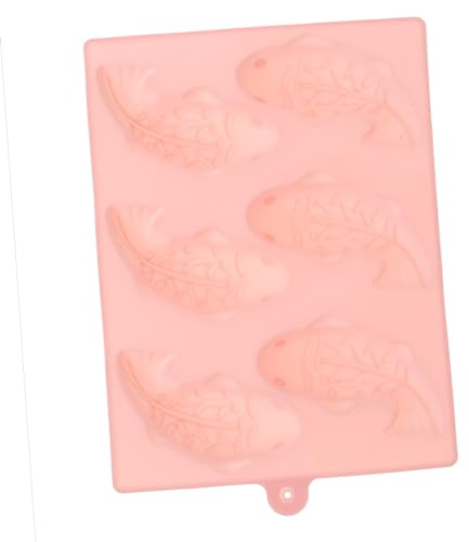 CIYODO Fischförmige Silikonform Mit Mulden Backform Für Kuchen Keksform Dessertsbackblech Fondantform Zum Backen Diy-bastelform Aus Silikon