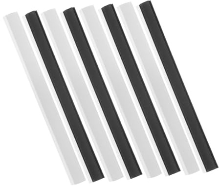 MOLUCKFU 8pcs Plastic Dustpan Edges Replacement Strips for Dustpan Lip Easy Dusting Supplies for Outside
