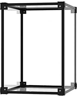 CEHJZQRPL Acryl-Vitrine Box, Durchsichtige Schutzbox, stapelbarer Aufbewahrungswürfel for die Arbeitsplatte, Organizer for Figuren, Sammlerstücke, Schuhmodelle, Puppen, Selbstmontage(30x25x40CM)