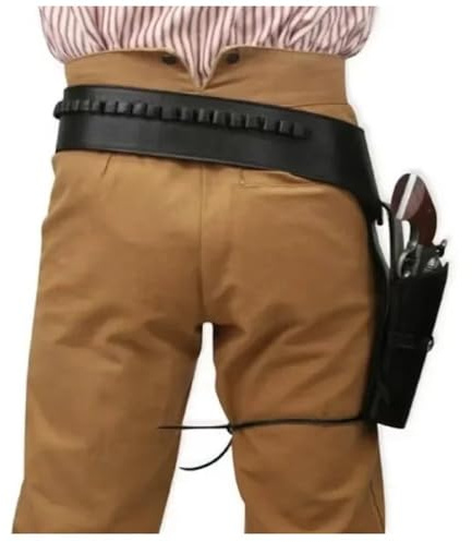 HUTRADE Mittelalter Revolver Holster, Steampunk Retro Revolver Gürteltasche Western Cowboy Revolver Tasche Für Cosplay Cowboy Kostüm Revolver Zubehör
