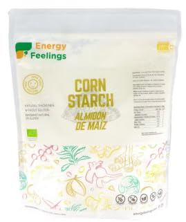 Almidón de Maíz, Vegano, Sin Gluten, Espesante Natural, 1 kg.