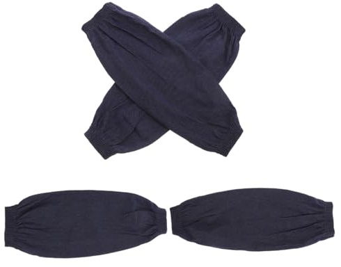 Manchons de Protection pour Avant-bras en Denim, Lot de 2 Paires | Double Couche, Ajustement Serré, Couverture Maximale, Environnements à Risque, Protection Renforcée