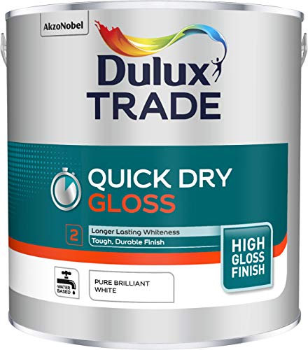Dulux Trade Quick Dry Gloss 2.5L - Pure Brilliant White