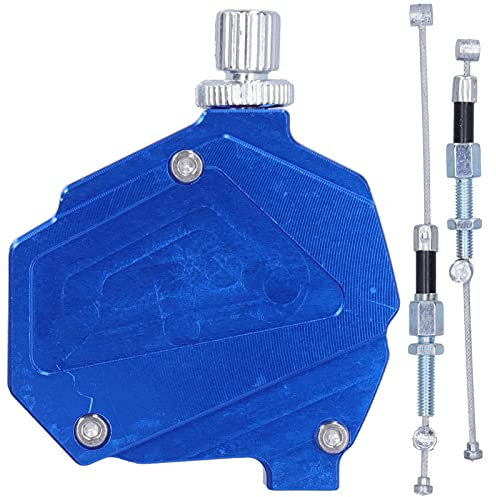 Hapivida Sistema de Cable de Embrague para Moto, Palanca de Embrague Universal CNC Aluminio para Acrobacias con Fácil Instalación y Tracción Suave para Motocicletas Dirt Bike (Azul)