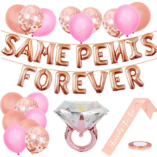 yivom Bride to Be Deko, Jga Deko Frauen, Jga Junggesellenabschied Deko Luftballons Set mit Bride to Be Schärpe für Bridal Shower, Bachelorette Party