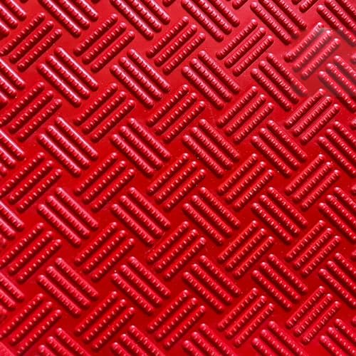 Gummimatte Plattengummi-Bodenbelagsrollen – 100 120 140 160 cm breite Gummimatten – rutschfeste große Oxford-Matten für den Boden – 2,3 mm verdickte Garagenbodenbelagsrolle für Deck, Fitnessstudio, La