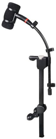 Bamberg Verstellbarer Instrumentenständer mit Rackmount-Halterung, Mikrofonhalterung und Weicher Gummipolsterung für Violine und Cello.