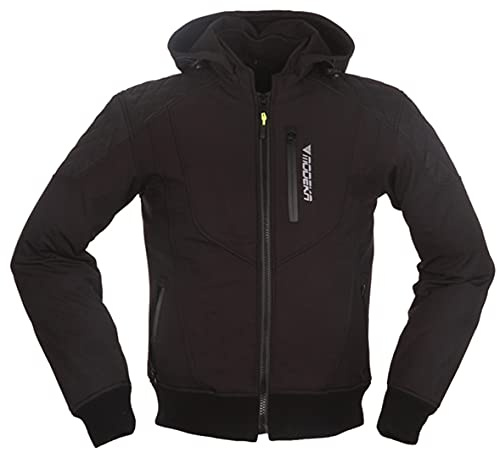 Modeka Clarke Motorrad Textiljacke (Black,L)