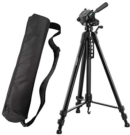 JUSTOP Pro2 Camera Tripod 61 Aluminum Alloy Light Weight Travel Tripod Strand With Professional Pan And Tilt Head For SLR/DSLR/Video Camera