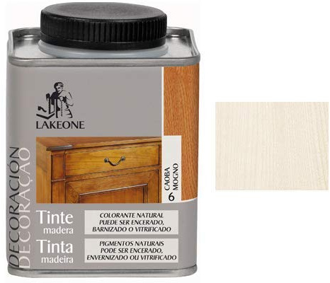Lakeone LA50101/250M/15 Teinture pour bois Blanc 225 ml