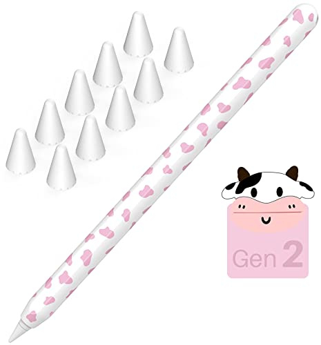 NIUTRENDZ Kuh-Hülle für Apple Pencil 2. Generation & Apple Pencil Pro Schutzhülle Silikon