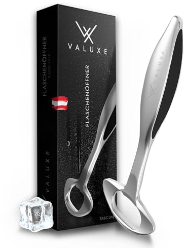 VALUXE® [Das Original] Flaschenöffner – Premium Bieröffner in ergonomischem Design – Stylischer Bottle Opener mit rutschfestem Griff – Exklusiver Kapselheber – Coole Flaschenöffner von VALUXE