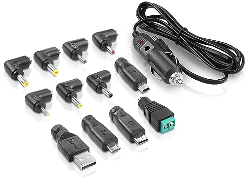 12V accendisigari Plug a DC Jack e adattatore USB 12 DC Plug 1.8M cavo di alimentazione 5A, per lettore DVD portatile, GPS, navigazione, altoparlanti Bluetooth, pompa del seno, pulitori auto
