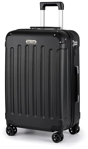 TANTOMI Koffer Groß, Reisekoffer, Hartschalenkoffer Trolley Koffer mit Rollen, Koffer mit 3-Stelliges Codeschloss, Zahlenschloss Teleskopgriff, Suitcase für Reisen Geschäft