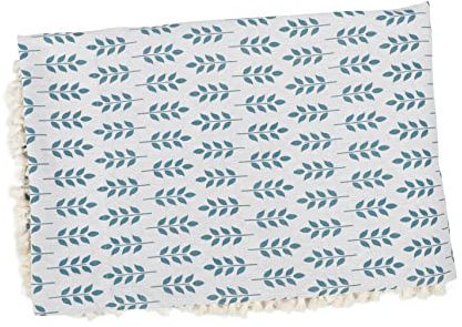 MAGICLULU Blattvorhänge aus Leinen Böhmische Vorhänge Hoteldekorvorhang Fenstervorhänge Wohnzimmer Vorhang Blattschattierungsvorhang Blätter Sonnenschutz halber Vorhang Jalousie schmücken