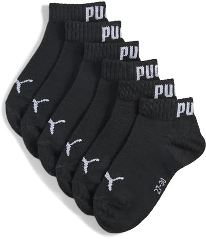 PUMA Quarter Recycled Cotton Chaussettes Mixte enfant (lot de 3)