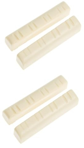 Toyvian 4stücke Mandolin Saiten Sattel Aus Langlebige Saitenmuttern Für Mandolinen Verbessert Die Klangqualität Passend Für Modelle Professionelles Zubehör Für Musiker