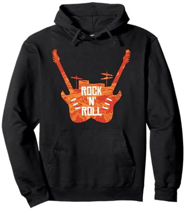 Fourchette à frites, rock 'n roll et cadeau de concert en métal lourd Sweat à Capuche