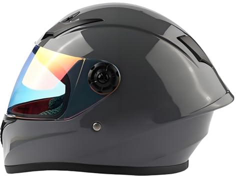 Barnhjälm, Integralhjälm Med Solskydd, ECE 22.06 Godkänd, Barncrosshjälm För Pojkar Och Flickor 3-12 År, Cruiserhjälm F,S/(47~48cm)