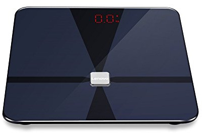 Lenovo HS10 Black Báscula personal Bluetooth inteligente con pantalla LED
