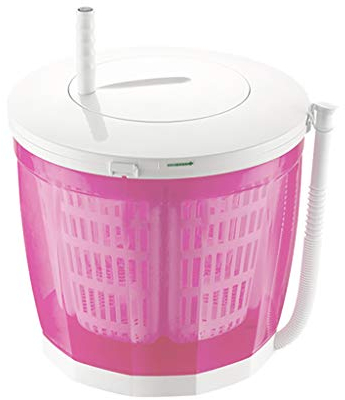 Machine à Laver Eco Portable | Laveuse à Manivelle | DéShydrateur Manuel | Mini Dortoir, Comptoir De Lavage pour Une Baignoire, Camping | Nettoyer, Rincer Et Essorer