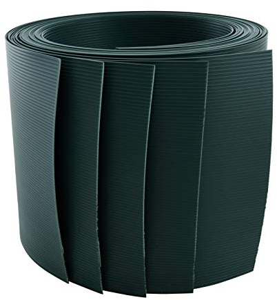 ESTEXO Hart PVC Sichtschutzstreifen Doppelstabmatten Streifen Zaunblende Sichtschutz 19 x 252,5 cm Formstabil 1,35 mm Dicke Balkonsichtschutz Rollen Windschutz (10 Streifen/Grün RAL6005)