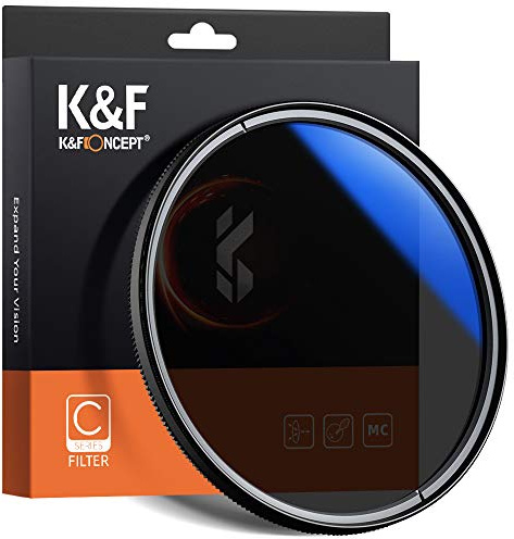 K&F Concept HMC CPL - Filtro polarizador digital delgado cicular para Canon, Nikon, Sony (46 mm)