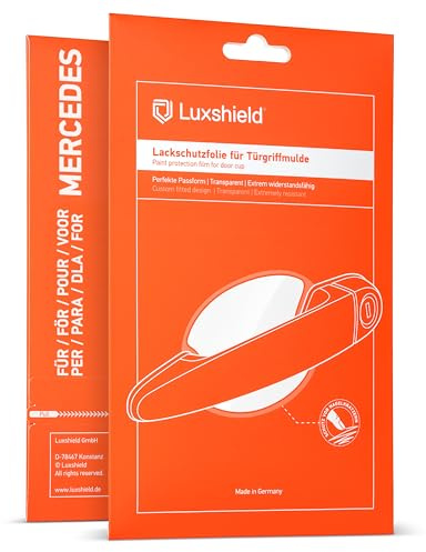Luxshield Auto Türgriff Schutzfolie Griffmulde für Mercedes Benz V-Klasse W447 I 2014-2026 - Kratzschutz, Lackschutzfolie - Transparent glänzend