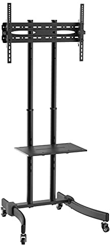 VDD Trípode estándar de TV – móvil – Altura regulable e inclinable – 171 cm de alto