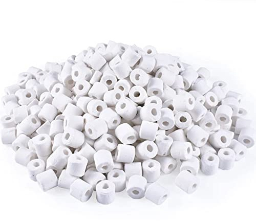 CZlinOduMMX Keramik Pipes 500g Keramik Pipes Aquarium-Filtermedien Keramik Filterringe Durch Milieuveränderung von Effektive Mikroorganismen Wasserbereitung & Energetisierung
