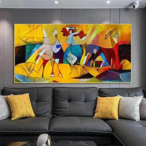 Famoso dipinto ad olio di Picasso Quadri Su Tela Grandi Dimensioni Opere d'arte HD Stampa immagini di arte della parete per soggiorno Modern Home Decor 60x120cm Senza cornice