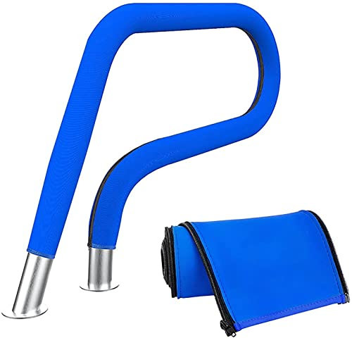 Pool Step Ladder 2Pcs Rail Grip For Swimming Pool Hand Railing Covers With Zipper, 4/6/8/10 Feet Slip Resistant Safety Grip Sleeve For Swimming Pool Inground Ladder Handles Hand Railing Cove ( 10FT)