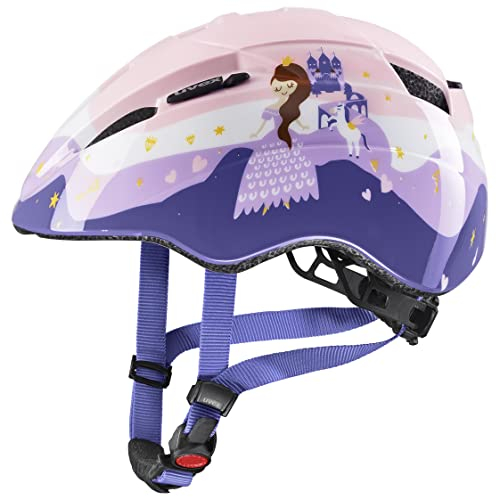 uvex Kid 2 - Leichter Fahrradhelm für Kinder - individuelle Größenanpassung - Princess - 46-52 cm