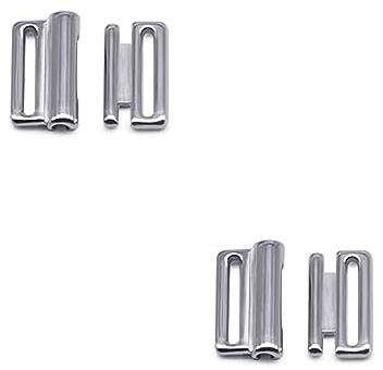 Bikiniverschluss Bikini Clasp Schnalle Unterwäsche (Straight cylinder) | Metall Bikini Clasp verschlüsse unterwäsche nähhaken bh-verschluss replacement no sew Underwear closing lingerie zubehör