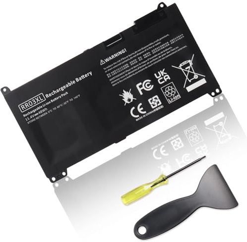 OPAHUTER RR03XL RR03048XL 851610-850 Laptop Battery Replacement for HP ProBook 470 G5 450 G5 430 G4 440 450 455 470 G4 G5 MT20 Series 851477-541 851477-421 851610-855 HSTNN-UB7C (11.4V 48Wh)