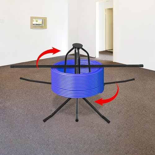 Avvolgitubo per tubi, tubo per riscaldamento a pavimento, tubo per riscaldamento a pavimento, srotolatore per tubi, capacità di carico max. 175 kg