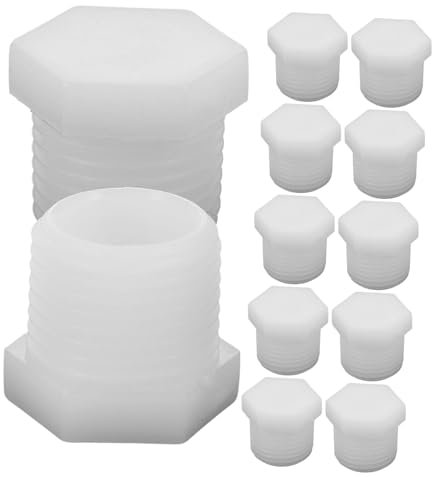 PLAFOPE 12er-pack Ablassschrauben Für Wohnmobile Installationssatz Für -warmwasserbereiter Stopper Für Camper-warmwasserbereiter Pvc-