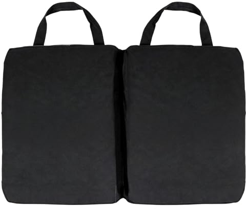 Gel Seat Cushion, Foldable Pressure Relief Cushions Non-Slip Ergonomic | Gel & Fabric, for Office Chair/Car/Airplane/Home/Travel