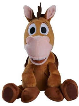Simba Disney Pixar Toy Story 5 Bullseye (Perdigón) Peluche 25 cm, Caballo de Woody Muñeco de Peluche Suave, Personaje de la Película Toy Story para Jugar y Coleccionar, Apto desde 0 Meses (6315870703)