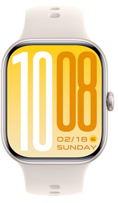 vivo Watch GT2 Smartwatch Uomo Donna, Batteria 25 Giorni, Display AMOLED 2,07'', Chiamate Bluetooth e GPS, 100+ Sport incl. Padel, 5ATM Impermeabile, Cardio SpO2 Sonno, NFC, Bianco